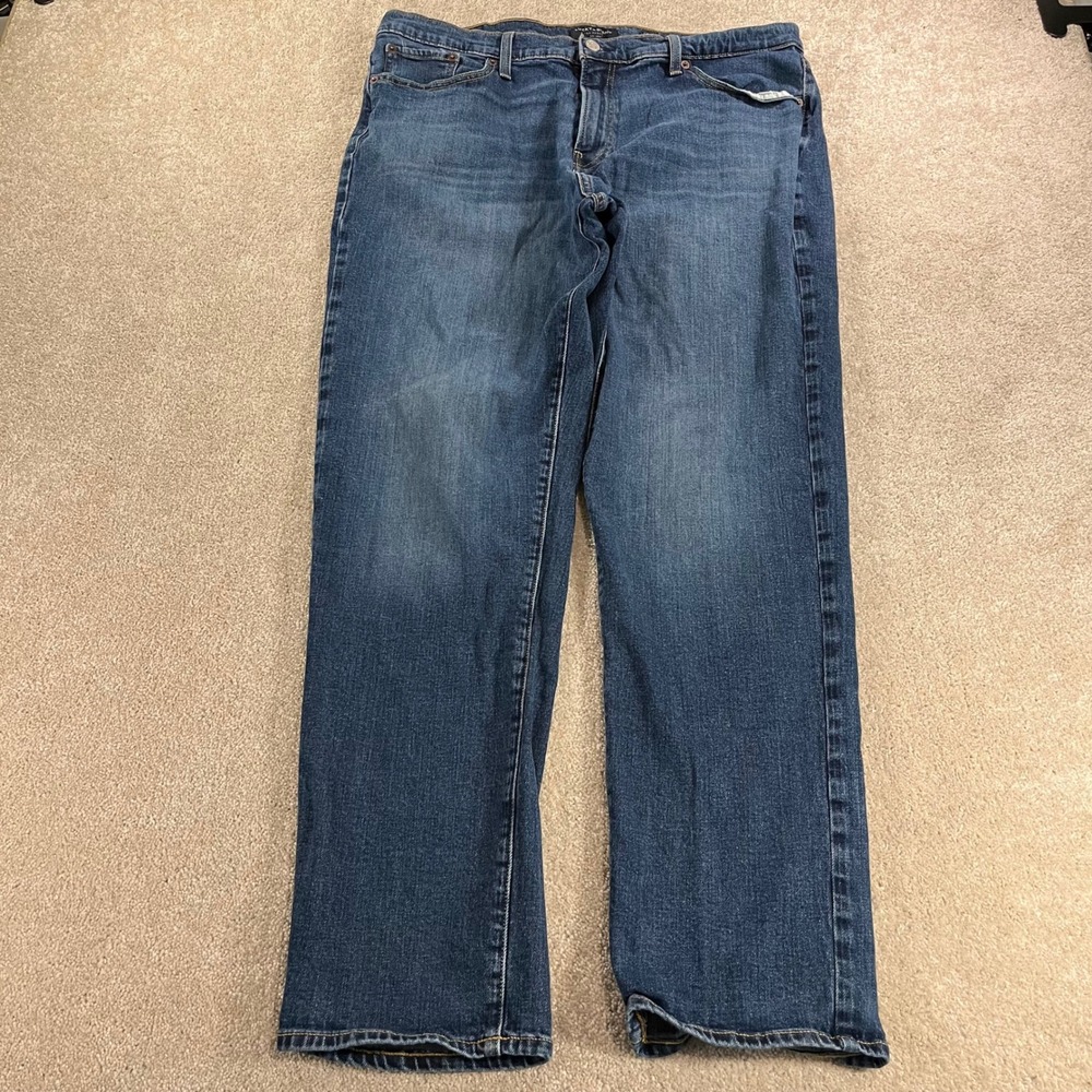 Lucky Brand Jeans Mens 38x32 Blue‎ Straight Leg Medium Wash Denim